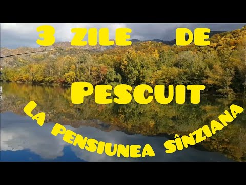 Jurnal de vacanță : 3zile de pescuit la Sînziana în Căciulata 2023 oct.