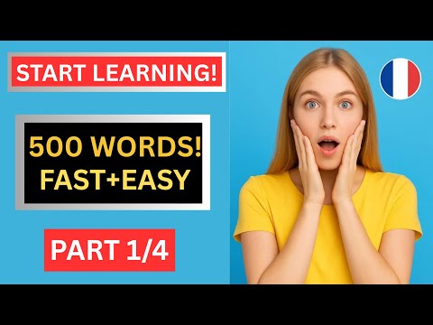 Big Review 1/4 | 500 Essential French Words with Examples | Words 1–500 | Learn French Vocabulary