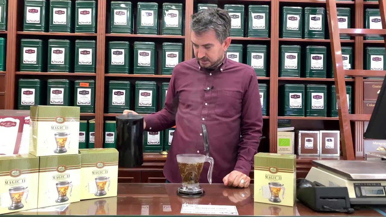 Preparar un Té o Café con la tetera Tea Magic
