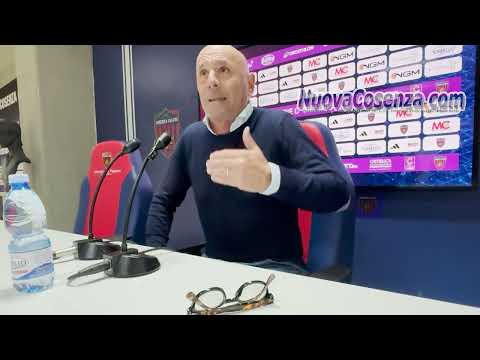 Cosenza-Cerignola 3-0, Coach Maiuri at the end of the match