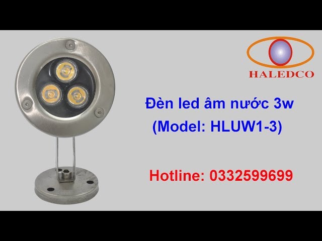 Đèn led âm nước HLUW1-3