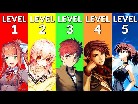 The 5 Levels of a Visual Novel Fan