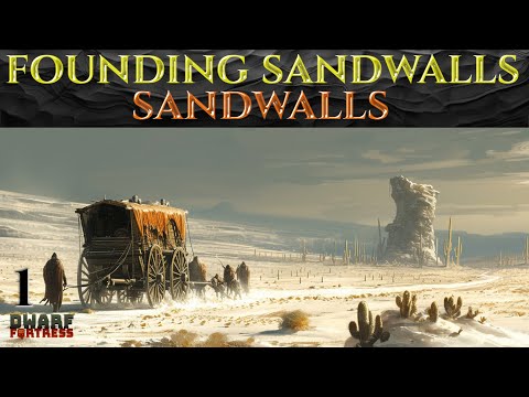 FOUNDING SANDWALLS - Let's Play DWARF FORTRESS Gameplay Ep 1