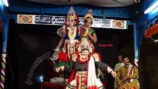 preview picture of video 'Yakshagana -- Narakasura moksha - 8 - Mohana bellippadi as Murasura'