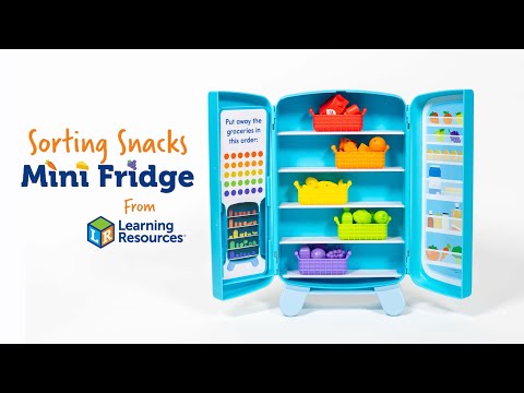 Игровой набор для сортировки и счета «Мини холодильник» Learning Resources (51 эл.) Sorting Snacks Mini Fridge - фото 1 - id-p2097339809