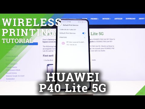 How to Connect Printer to Huawei P40 Lite 5G - Pair Bluetooth Devices