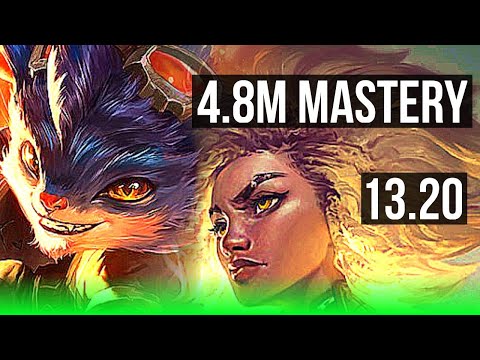 RUMBLE vs RELL (JNG) | 4.8M mastery, 15/2/15, 2200+ games, Godlike | EUW Master | 13.20