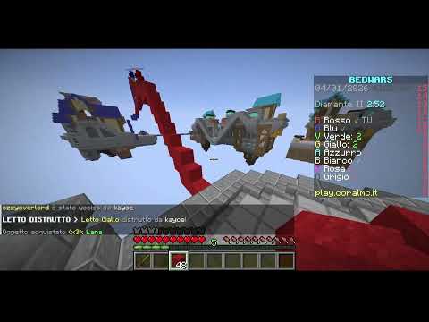 Faccio schifo nelle BEDWARS!!! MINECRAFT ITA