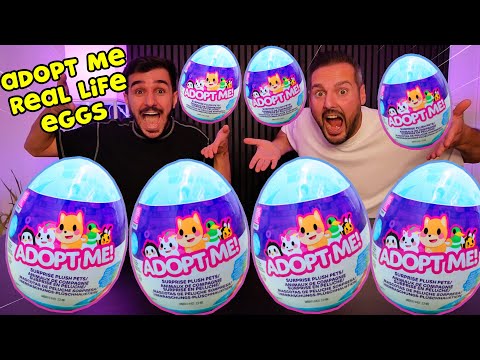 KAAN & CLAUDIO PACKEN REAL LIFE ADOPT ME EGGS AUS! Welches Legendary Pet bekommen wir? 😍