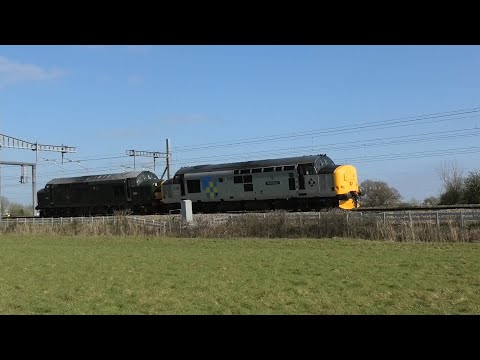 37667 + 37688 LSL Light Engine Convoy Move @ Duffryn, 03-04-21