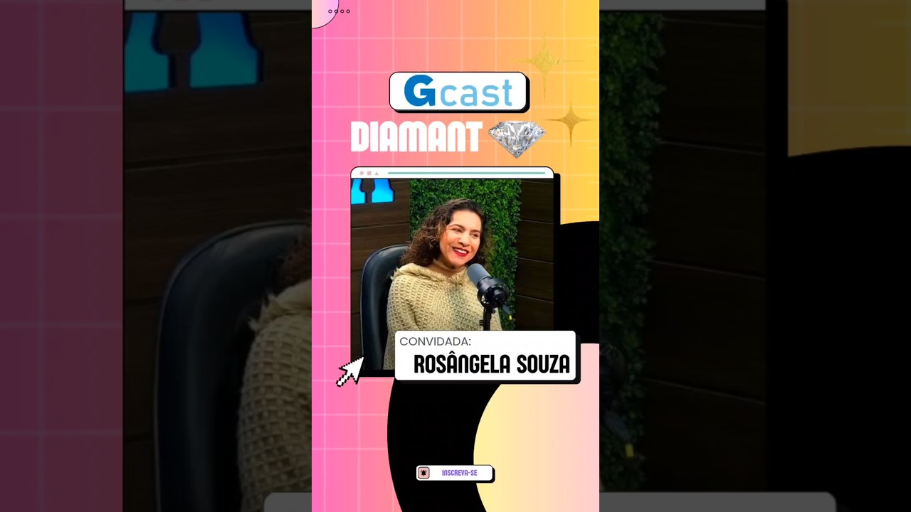 💎✨ No Diamant, Fabi Mesquita recebe Rosângela Souza: foco, saúde e superação! 🏋️‍♀️🥗 #gcast