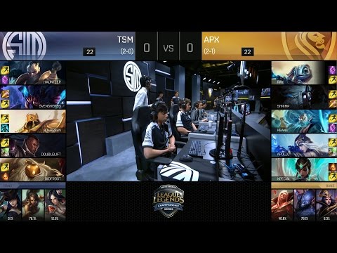 TSM vs APX Game 1 Highlights - TEAM SOLOMID vs Apex NA LCS Week 2 Summer 2016
