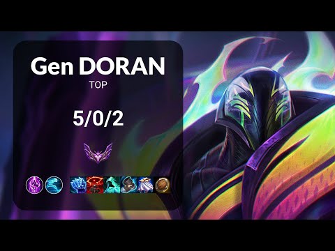 Gen Doran K'Sante vs Udyr TOP - KR MASTER Patch 14.1