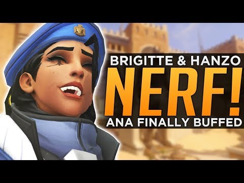 Overwatch: Hanzo & Brigitte NERFED! - Ana Finally BUFFED!