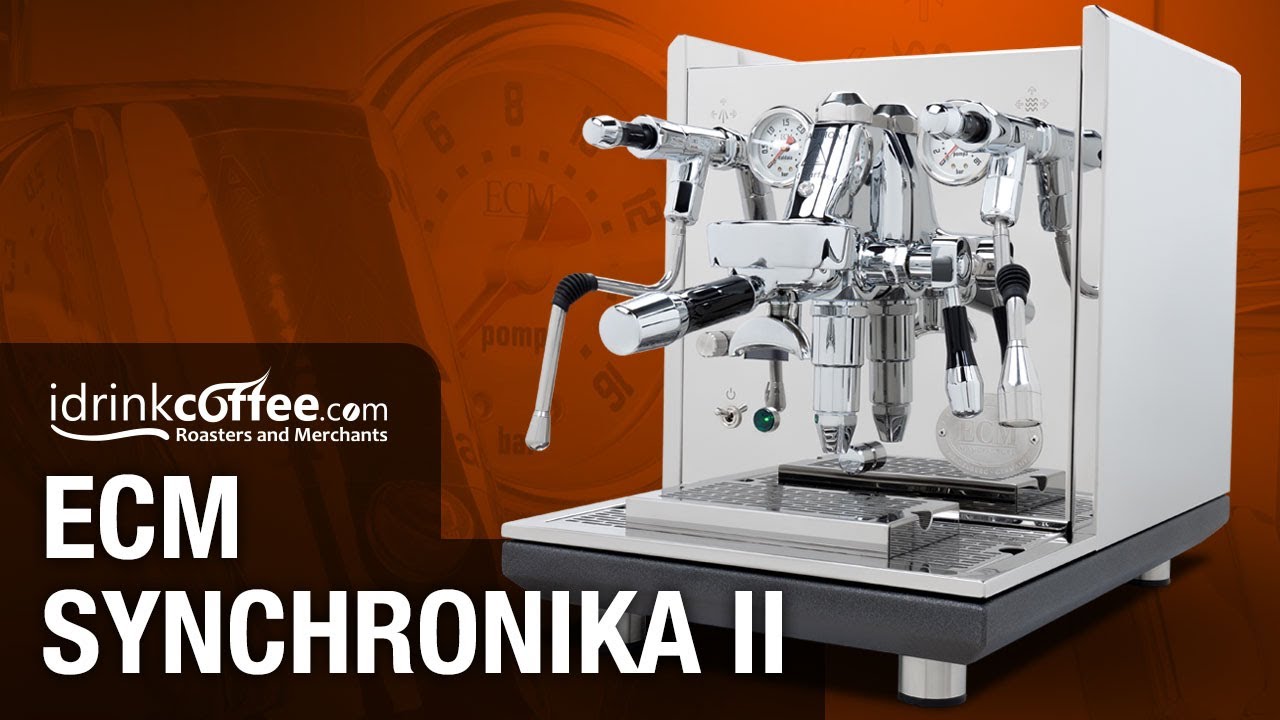 ECM Synchronika II Dual Boiler Espresso Machine with PID - Chrome video