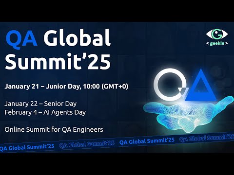 QA Global Summit 25 - Junior Track