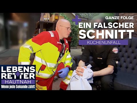 Blutiger Arbeitsunfall im Restaurant: Suche nach abgetrenntem Fingerstück | Lebensretter hautnah