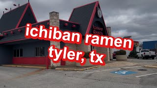 ichiban ramen in tyler, tx
