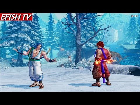 Sogetsu Kazama vs Kazuki Kazama (Hardest AI) - SAMURAI SHODOWN