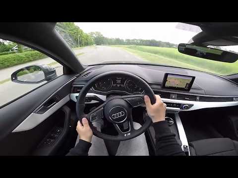 Audi A4 2.0 TFSI S Line 2018 POV Test Drive