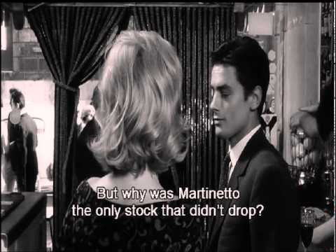 Market crash - Alain Delon and Monica Vitti