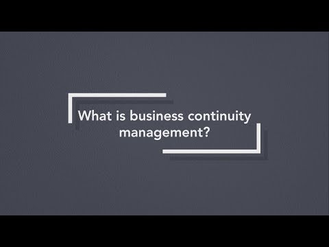 What is Business Continuity Management (BCM)?