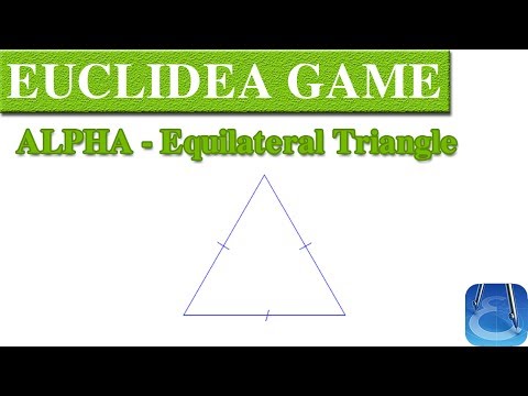 Euclidea (Alpha) Equilateral Triangle | Online Courses | Math Games | Math Garden 🌟🌟🌟🌟