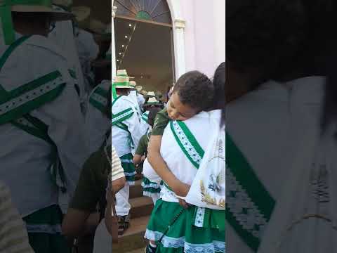 Moçambique chegada Procissão Igreja São Sebastião. Baú Estrela Do Indaia-MG