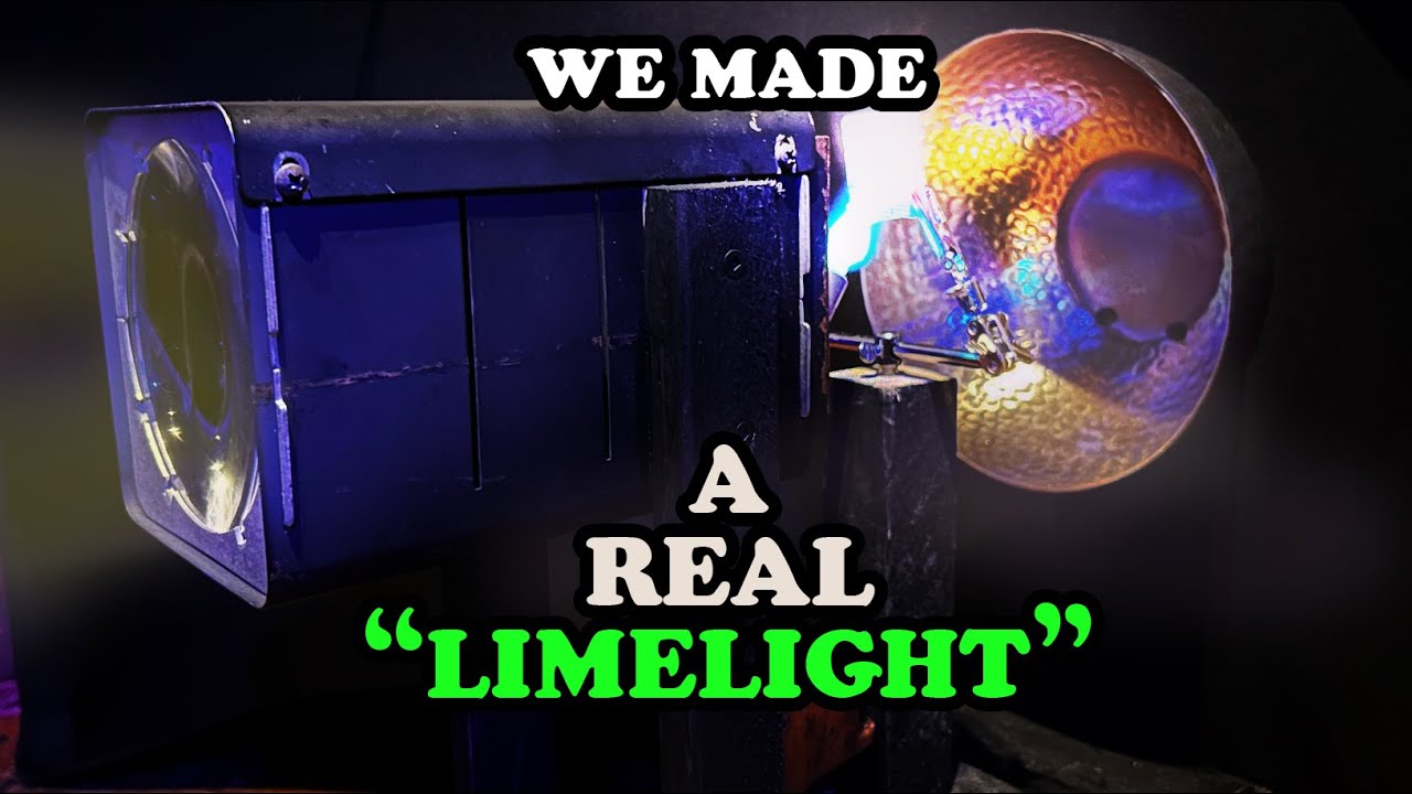 The Lime light: Quicklime light & the limelight effect | DIY limelight demonstration | Trove Arts