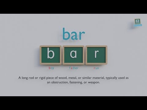 How to pronounce bar ?