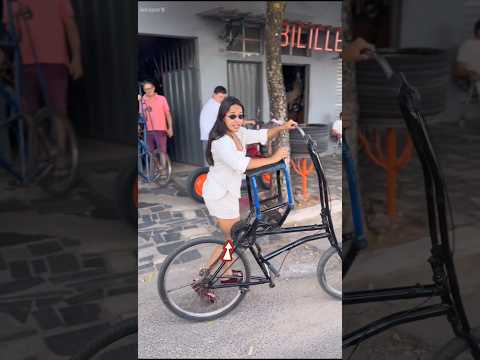 Look, this is the world's most unique bicycle || #shortsvideo