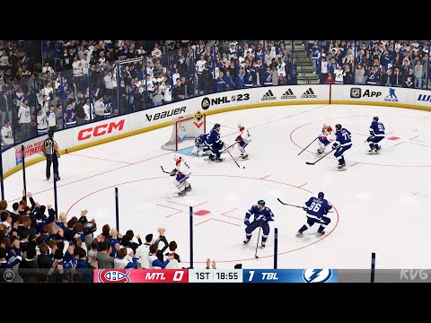 NHL 23 - Montreal Canadiens vs Tampa Bay Lightning - Gameplay (PS5 UHD) [4K60FPS]
