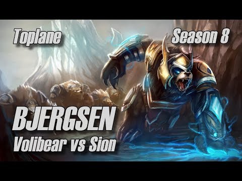 Bjergsen - Volibear vs Sion Toplane - Season 8