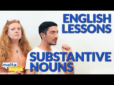 Substantive Nouns - Free English Grammar Lesson B2 (Upper Intermediate)