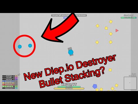 *NEW* Diep.io Destroyer *BULLET STACKING*? Diep.io HACK 2021??? New Diep.io Glitch 2021!