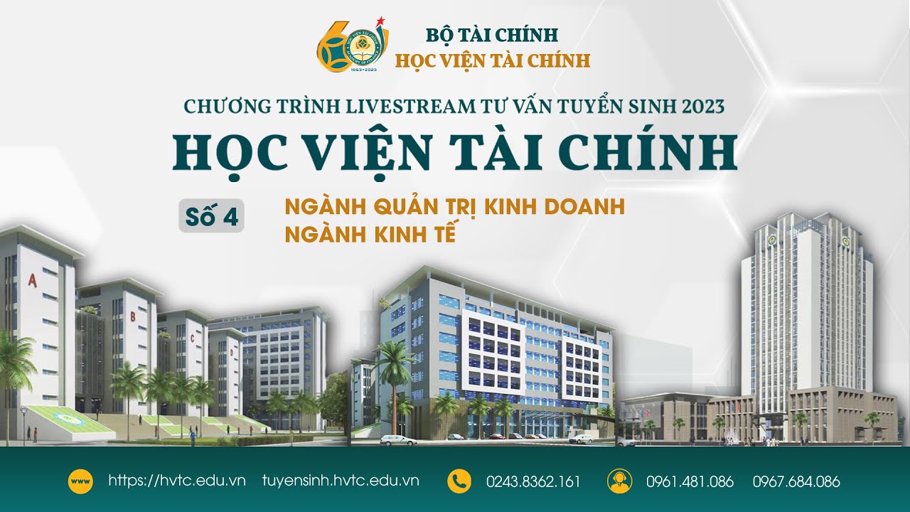 LIVESTREAM TVTS NGÀNH QUẢN TRỊ KINH DOANH VÀ NGÀNH KINH TẾ - [LIVESTREAM TƯ VẤN TUYỂN SINH 2023]
