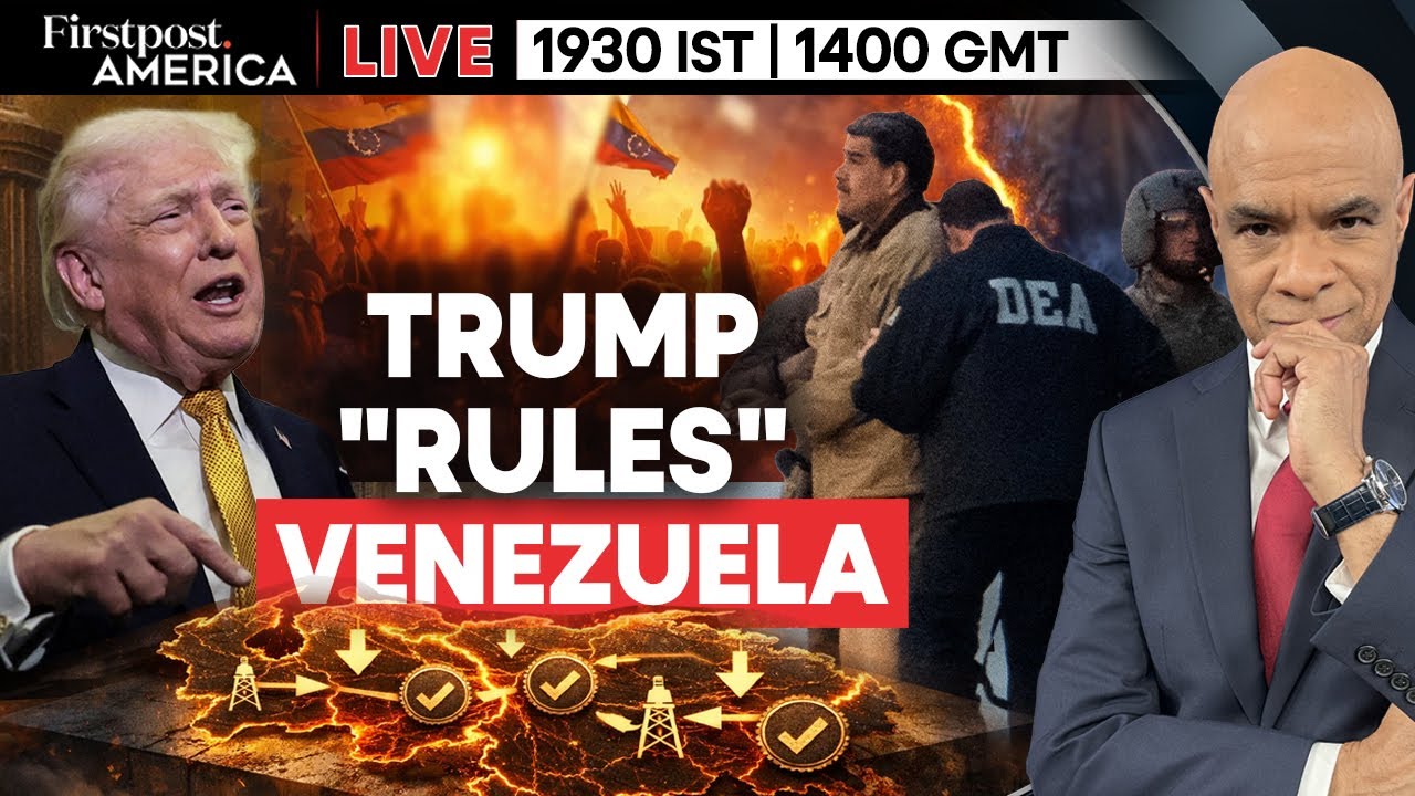LIVE: Trump Says He Is In Charge of Venezuela After Maduro’s Capture | Firstpost America | N18G