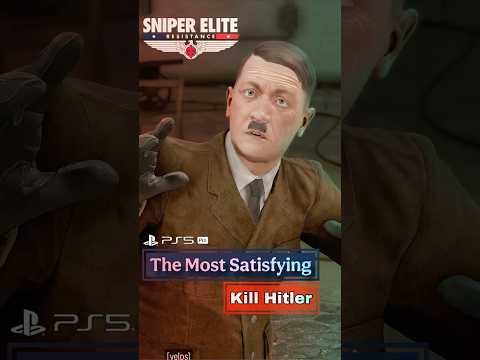 The Most satisfying Way KILL Hitler in Sniper Elite Resistance  #gaming