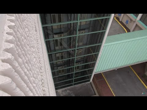 Glass Montgomery Bottom Drive Traction Elevators at the Cherokee Garage in Marietta, GA