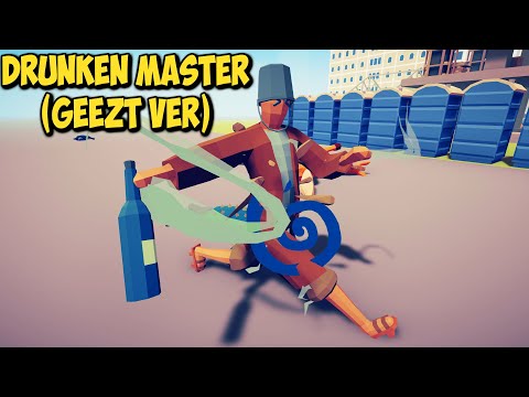🍶Drunken Master (Geezt version) vs EVERY FACTION - Totally Accurate Battle Simulator TABS