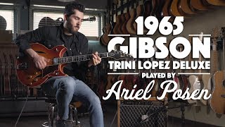 Video thumbnail for 1965 Gibson Trini Lopez Deluxe played by Ariel Posen by Carter Vintage Guitars