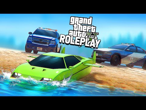 TROLLING COPS WITH MY SUBMARINE CAR - GTA RP
