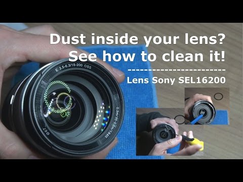 Staub im Objektiv? So kriegst du ihn weg! Sony SEL18200 | Objektivreinigung | Telezoom | A6000 | NEX