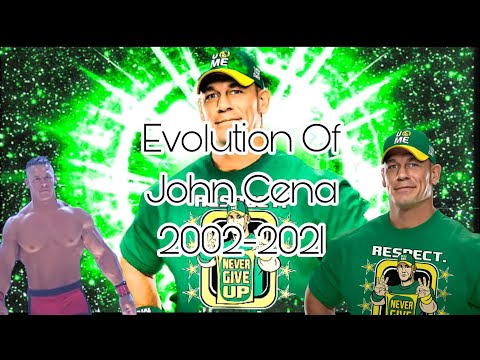 Evolution of John cena 2002-2021
