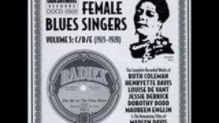 Dorothy Dodd I've Got The Blues But I'm Just Too Mean To Cry (1921)