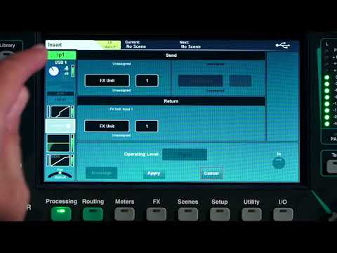 Using Insert Effects with Allen & Heath SQ Series (SQ5, SQ6, SQ7)