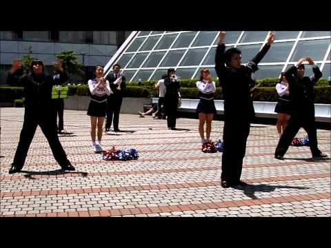 東洋大学応援指導部_演舞披露（2014年7月8日）