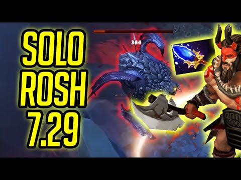 Solo Rosh in 25 Sec - Clever Use of Game Mechanics (Abuse)