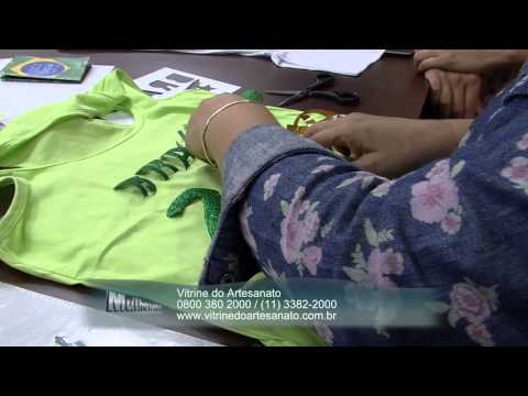 Mulher.com 11/03/2014 Valéria Soares - Camiseta customizada Parte 1/2