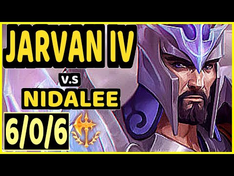 SKEANZ (JARVAN IV) vs NIDALEE - 6/0/6 KDA JUNGLE CHALLENGER GAMEPLAY - EUW